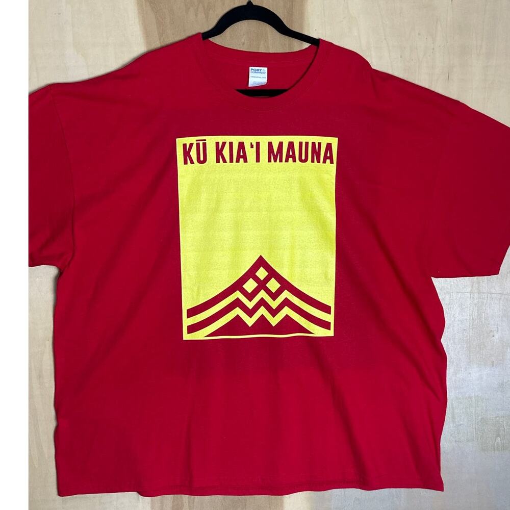 Port and Company T-Shirt‎ Mens 4XL Ku Kia'i Mauna Hawaii Sovereignty